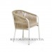 Кресло обеденное литое из алюминия и тканевого шнура Твист - Restor®